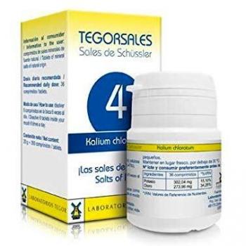 Tegor Laboratorios Kalium Cloruro Potásico D6 Sales 4 - 20 gramos