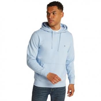Felpa Essential Tommy Hilfiger con cappuccio Regular Fit Celeste