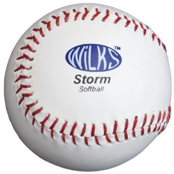 Wilks Softball Storm Softball - White, 11.5 Inch