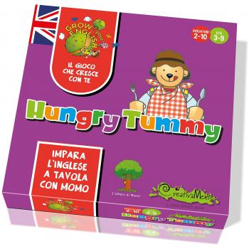 CreativaMente 222 - Gioco in Scatola Grow Your English Hungry Tummy