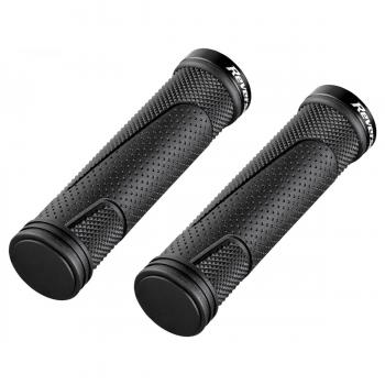 Reverse Components Manopole Booster Single Lock-on, grip booster single lockon ø 31 x 130 mm, colore nero-nero