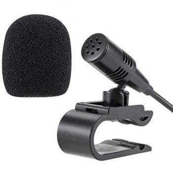 SMARTNAVI 3,5 mm tragbares externes Auto-Mikrofon, Mikrofon, DVD, Radio, Laptop, Stereo, Player Kopfeinheit mit 3-m-Kabel, Plug-and-Play