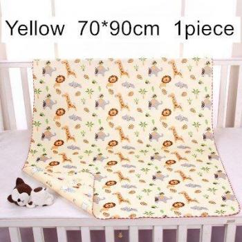 Double-Sided Crystal Velvet Washable Baby Diapers with Waterproof Breathable Sheets and Portable Changing Table