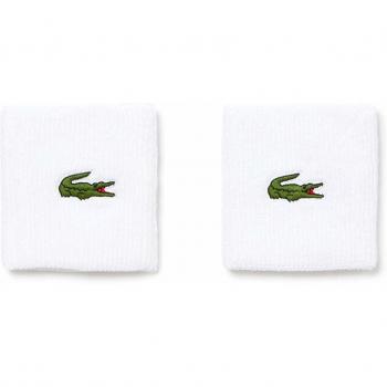 Lacoste White Sweatband 2-Pack Size: One Size