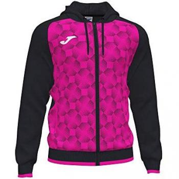 Joma Supernova III Kapuzenpullover Schwarz Fluor Pink 11/12 Jahre