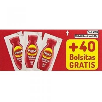 Ketchup Prima 230 unidades + 40 unidades, 10g