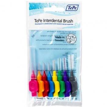 TePe Escovas Interdentais Originais - Pacote Misto de 8 Peças (Tamanhos 0,4-1,3mm)