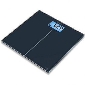 Balança Digital de Vidro Beurer GS 280 BMI Genius - Capacidade 180kg, Indicação de IMC, Display LCD Multicolorido