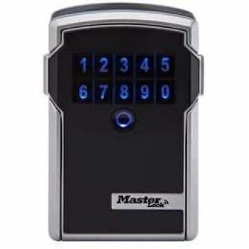 Coffre-fort mural pour clés Master Lock 5441EURD - Bluetooth, gris et noir