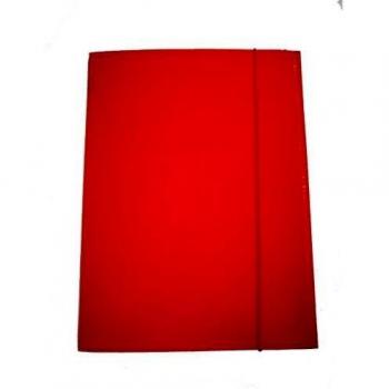 CARTELLINA CON ELASTICO 25X35 ROSSO