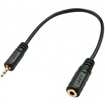Lindy 2.5mm Male to 3.5mm Female Audio Adapter Cable