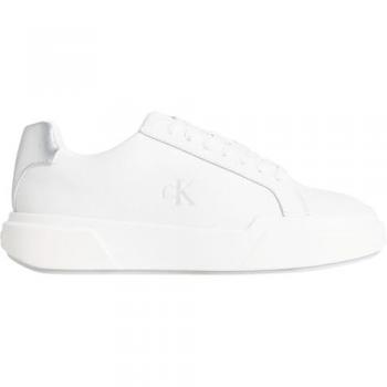 Sapatilhas Calvin Klein Chunky Cupsole Lace Up Branco Puro Mulher