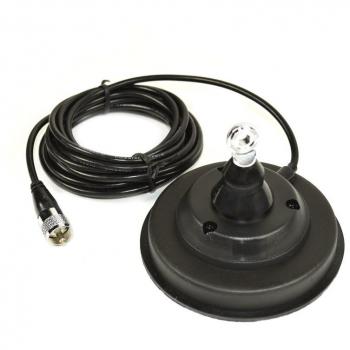 Adaptador de Antena Magnético PNI 120/DV com Cabo RG58 de 4m e Conector PL259