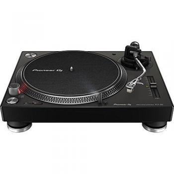 Pioneer PLX-500-K Platine Vinyle Noire à Entraînement Direct 3 Vitesses avec Pré-Ampli Intégré et Port USB
