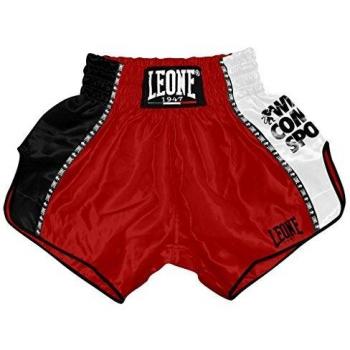 Leone 1947 Training Boxing Shorts Red White Black Large