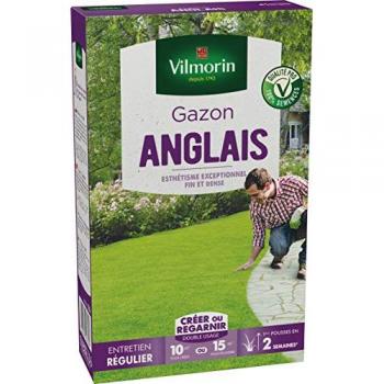 Gazon Anglais Vilmorin 250 g - Semences de qualité supérieure pour un gazon dense et verdoyant