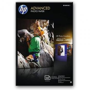 Papier 10 x 15 brillant sans bordure HP Advanced 100 feuilles