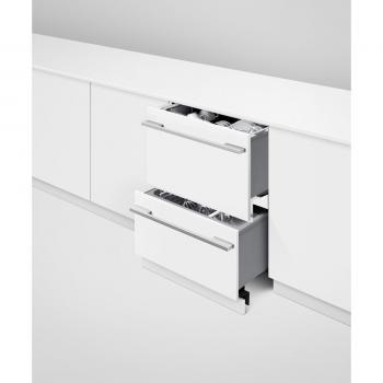 Fisher & Paykel DD60DTX6HI1 60cm Fully Integrated High Model Double Dishdrawer Dishwasher, 45 dB, Energy Class D