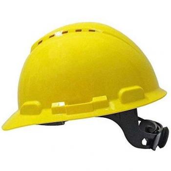 3M Casco con ventilación y arnés de ruleta Amarillo