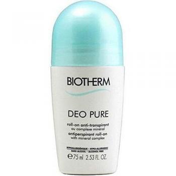 Desodorante Biotherm Deo Pure Roll-On 75 ml - Antitranspirante 48h com Complexo Mineral