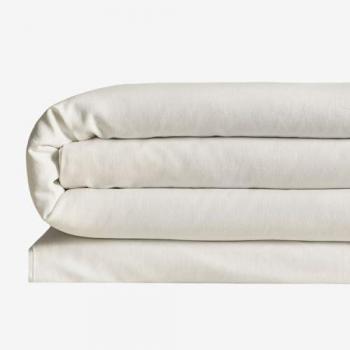 Copripiumino in lino 160 g/m² Sorana Bianco