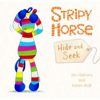 Stripy horse hide and seek