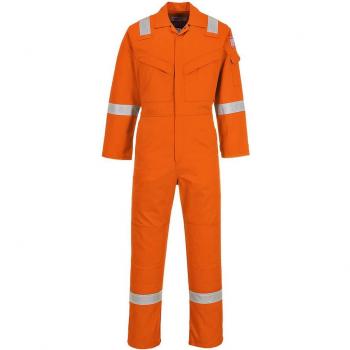 Flammeafvisende antistatisk kedeldragt 350g orange XXXL