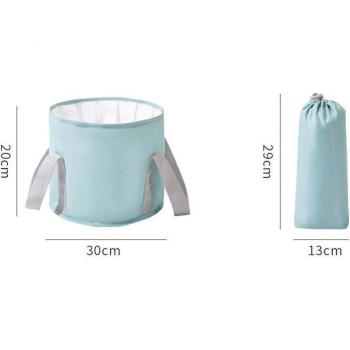 Sac de trempage pour les pieds pliable en aluminium isolant pour voyage