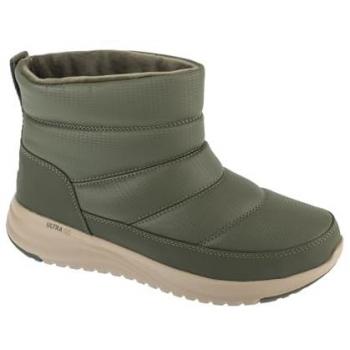Stivali da neve Skechers On-The-Go Stellar - Verde Oliva con gambale trapuntato
