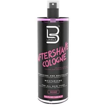 Colonia After Shave L3 Nivel 3 Rosa 400ml - Suaviza, Refresca y Hidrata la Piel