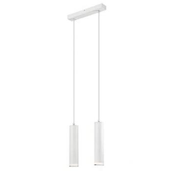 Franco Bar Pendant Ceiling Light White, 2x E27
