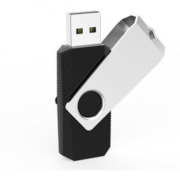 RAOYI Clé USB 64 Go 2.0 Pivotante Clef USB 64Go Portable Mémoire Externe de Storage Memory Stick Pendrive Flash Drive pour PC Ordinateur Cadeau pour Étudiant Bureau
