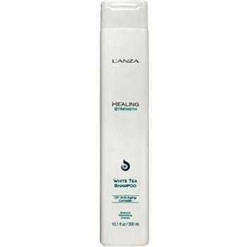 Shampoo L'Anza Healing Strength Chá Branco 300ml - Fortalecedor, Hidratante e Protetor para Cabelos Fracos e Danificados