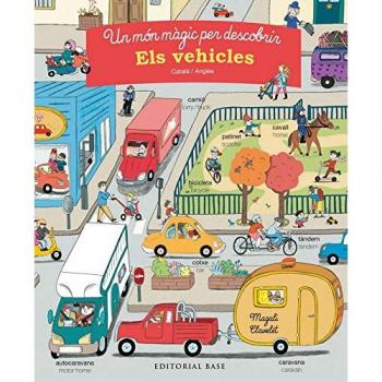 Livre interactif bilingue sur les véhicules - Un monde magique à découvrir (catalan/anglais)