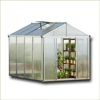 Serre de jardin GFP 222 x 365 cm avec kit d'accessoires Pro 2