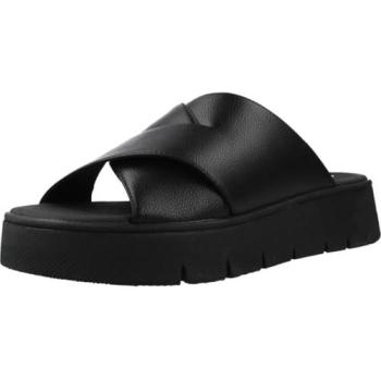 Geox Dandra 40 Women's Black Platform Slippers
