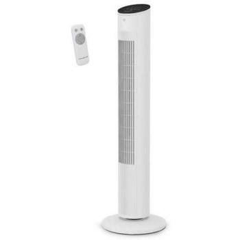 Ventilador de Torre Rowenta Eole Infinite VU6871F0, 3 Velocidades, Temporizador, Color Blanco