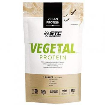 Proteína Vegetal Baunilha 750g - 100% Vegana, Sem Açúcar, Sem Gorduras, Sem Glúten, Isolados de Proteínas de Ervilha, Soja e Arroz