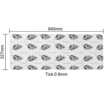 Bouclier anti-éclaboussures d'huile en aluminium avec isolation thermique