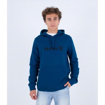 Sudadera con capucha Hurley One&Only Solid Core para hombre, color azul Poseidón, talla S