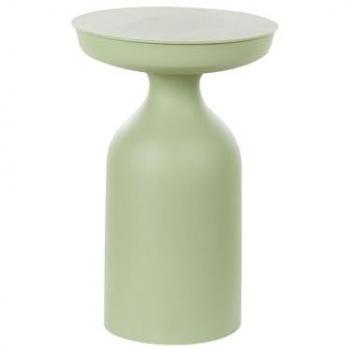 Modern Light Green Round Iron Side Table 33 x 33 x 50 cm