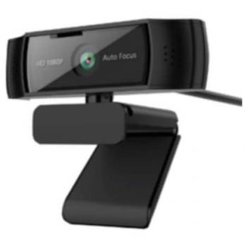 Webcam Nilox 2K UHD con Enfoque Automático, Micrófono Incorporado y Cable de 200 cm