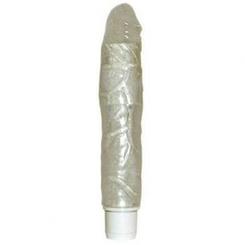 NMC Perfect Peter,  Jelly-Vibrator. Ca. 19,5 cm lang, Ø 3 cm-3,5 cm. Stufenlos regelbar.