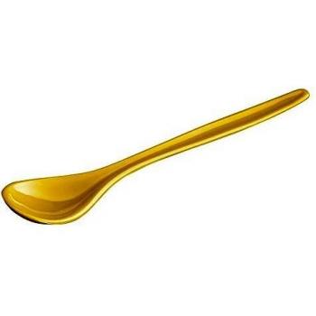 Home Xpert 10er Pack Eierlöffel, Babylöffel, Joghurtlöffel, 14,5 cm, gelb