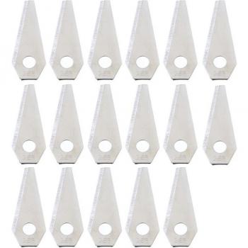 Lames de tondeuse à gazon en acier inoxydable anti-rouille, 18 pièces/lot, lames de remplacement durables