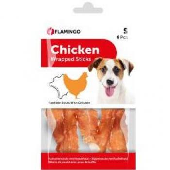 Barritas Lick'n Pollo Flamingo 6 x 12 cm para perros