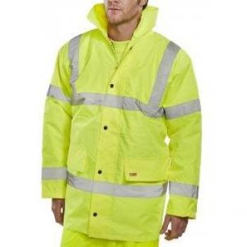 Beeswift High Visibility Constructor Jackets Saturn Yellow 4XL