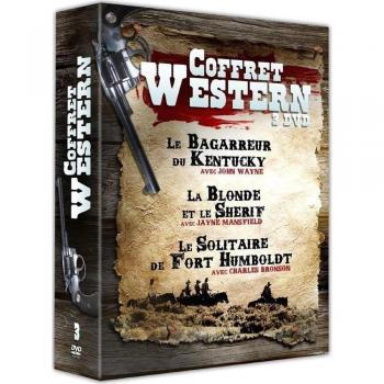 Coffret DVD Western 3 films : Le Bagarreur du Kentucky, La Blonde et le shérif, Le Solitaire de Fort Humboldt