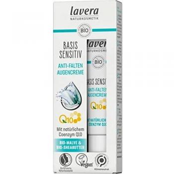 lavera Anti-Falten Augencreme Q10 - Augenpflege mit Malve & Sheabutter - Naturkosmetik - glättet Falten
