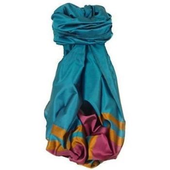 Varanasi Border Bufanda de Seda Vijaya 203 Gama Heritage de Pashmina & Silk